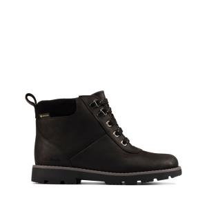 Originals Botas Clarks Heath Go GORE-TEX Kid Menino Pretas | CLK948TKF