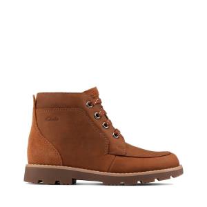 Originals Botas Clarks Heath Renda Kid Menino Marrom | CLK783WLO