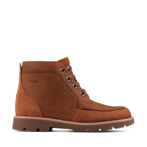 Originals Botas Clarks Heath Renda Youth Menino Marrom | CLK348YVI