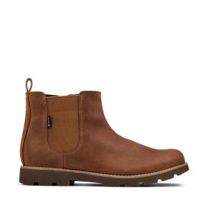 Originals Botas Clarks Heath Sea GORE-TEX Youth Menino Marrom | CLK013SAW