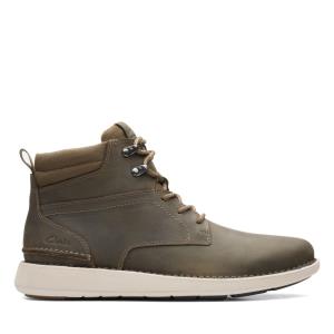 Originals Botas Clarks Larvik Medio Masculino Verde Oliva | CLK391UDN