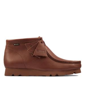 Originals Botas Clarks Wallabee Boot GORE-TEX Masculino Marrom Escuro | CLK647HXR