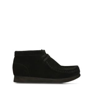 Originals Botas Clarks Wallabee Boot Menino Pretas | CLK097VQC