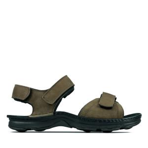 Sandalias Clarks ATL Part Masculino Caqui | CLK261HKC