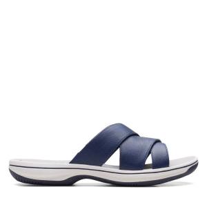 Sandalias Clarks Brinkley Grove Feminino Azul Marinho Escuro | CLK125CVW