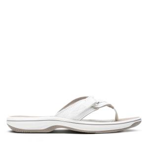 Sandalias Clarks Brinkley Sea Feminino Branco | CLK381GNR