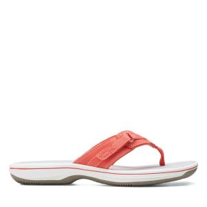 Sandalias Clarks Brinkley Sea Feminino Luz Coral | CLK897NBE