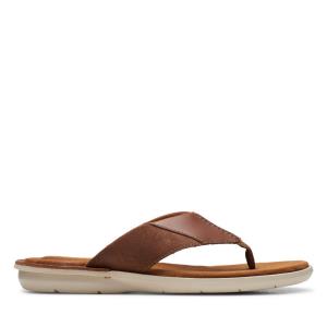 Sandalias Clarks Ellison Easy Masculino Marrom | CLK802AER