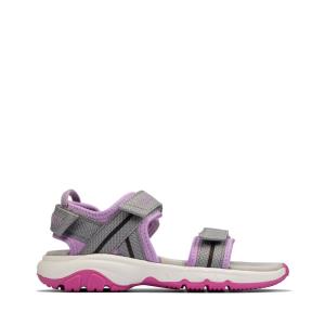 Sandalias Clarks Expo Sea Kid Menina Cinzentas Escuro | CLK975LKF