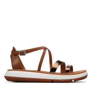 Sandalias Clarks Jemsa Alças Feminino Luz Laranja | CLK850KUY