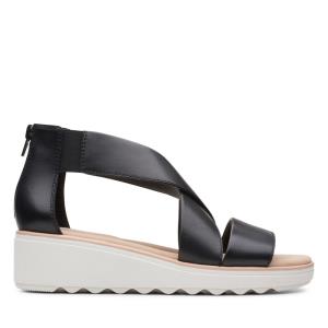 Sandalias Clarks Jillian Rise Feminino Pretas | CLK674LQD