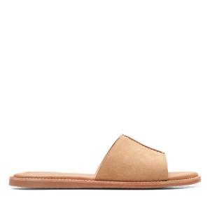 Sandalias Clarks Karsea Mule Feminino Caqui | CLK518HSO