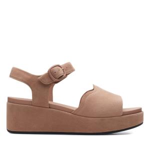 Sandalias Clarks Kimmei Way Feminino Rosa Escuro | CLK147CIK