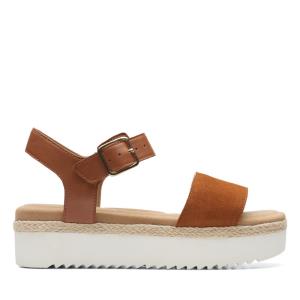 Sandalias Clarks Lana Shore Feminino Marrom Escuro | CLK438YRE