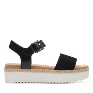 Sandalias Clarks Lana Shore Feminino Pretas | CLK804RLO