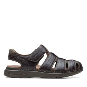 Sandalias Clarks Nature Limit Masculino Marrom | CLK746TVW