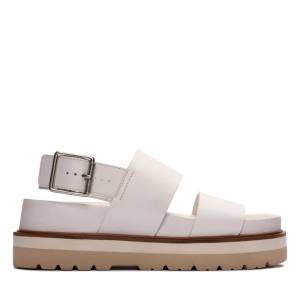 Sandalias Clarks Orianna Alças Feminino Branco | CLK175NYU