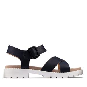 Sandalias Clarks Orinoco Alças Feminino Azul Marinho | CLK517HUY