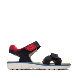 Sandalias Clarks Roam Surf Youth Menina Azul Marinho | CLK925MUG