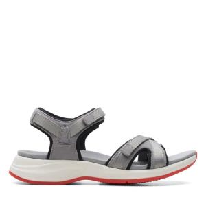 Sandalias Clarks Solan Drift Feminino Cinzentas | CLK326DPJ