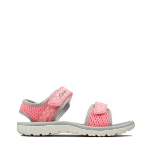 Sandalias Clarks Surfing Tide Kid Menina Rosa | CLK342HIC