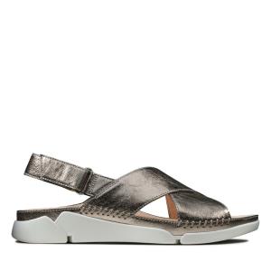 Sandalias Clarks Tri Alexia Feminino Cinzentas | CLK061RCL