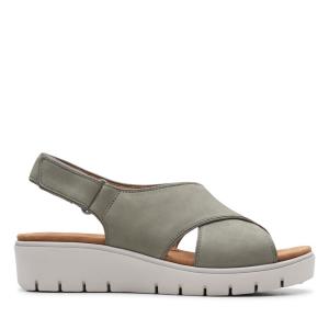 Sandalias Clarks Un Karely Sun Feminino Verde Oliva | CLK985GYD