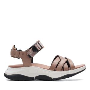 Sandalias Clarks Wave2.0 Sail. Feminino Rosa | CLK936GCI