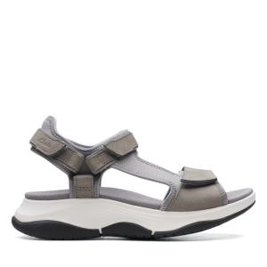 Sandalias Clarks Wave2.0 Skip. Feminino Cinzentas | CLK280FLT