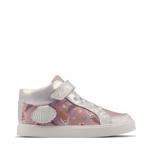 Sapatos De Lona Clarks City Hop Kid Menina Rosa | CLK428VGS