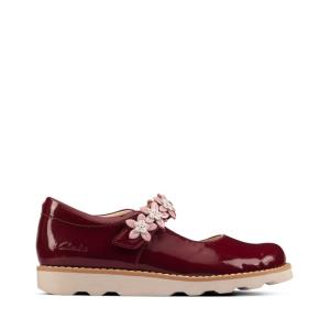 Sapatos Escolares Clarks Crown Petal Kid Menina Rosa | CLK986DGE