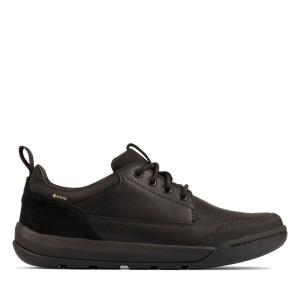 Sapatos Pretos Clarks Ashcombe Lo GORE-TEX Masculino Pretas | CLK381TPK