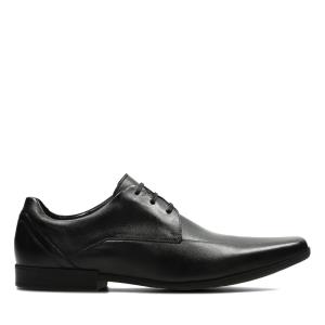 Sapatos Pretos Clarks Glement Over Masculino Pretas | CLK097UER