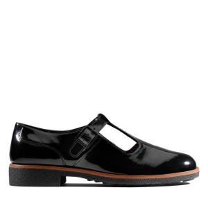 Sapatos Pretos Clarks Griffin Town Feminino Pretas | CLK740PJV