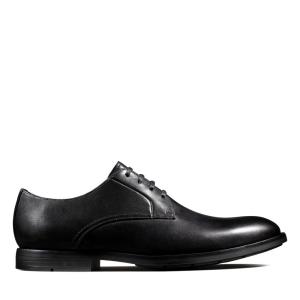 Sapatos Pretos Clarks Ronnie Walk Masculino Pretas | CLK319WFM