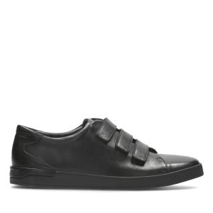 Sapatos Pretos Clarks Stanway Flow Masculino Pretas | CLK318DFK