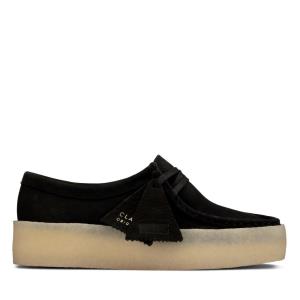 Sapatos Pretos Clarks Wallabee Cup Feminino Pretas | CLK574TBH