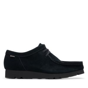 Sapatos Pretos Clarks Wallabee GORE-TEX Masculino Pretas | CLK128GRQ