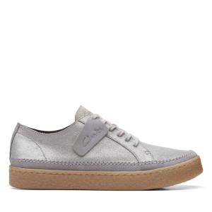 Sapatos Rasos Clarks Barleigh Renda Feminino Cinzentas | CLK130LGY