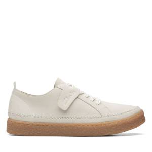 Sapatos Rasos Clarks Barleigh Renda Feminino Branco | CLK594LFR