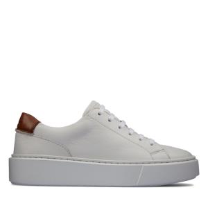 Sapatos Rasos Clarks Hero Lite Renda Feminino Branco | CLK783JFO