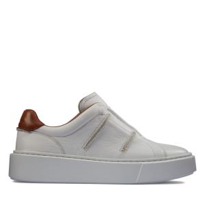 Sapatos Rasos Clarks Hero Lite Slip Feminino Branco | CLK190PNQ