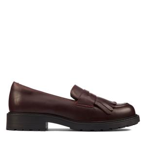 Sapatos Rasos Clarks Orinoco 2 Loafer Feminino Bordeaux | CLK381FCP