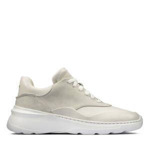 Sapatos Rasos Clarks Sprint Lite Renda Feminino Branco | CLK094RPU