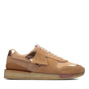 Sapatos Rasos Clarks Tor Run Feminino Luz Marrom | CLK946CPY