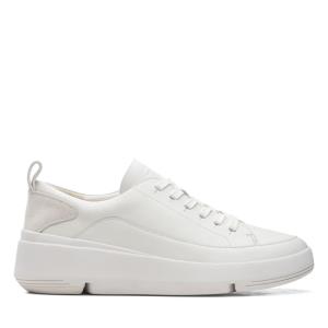 Sapatos Rasos Clarks Tri Flash Renda Feminino Branco | CLK281EFJ