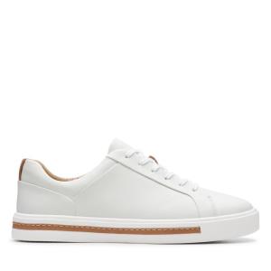 Sapatos Rasos Clarks Un Maui Renda Feminino Branco | CLK834XEZ