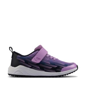 Tenis Clarks Aeon Pace Youth Menina Roxo | CLK594PXK