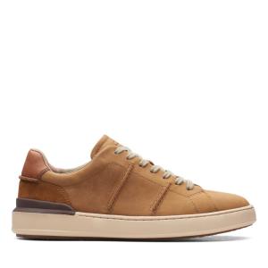 Tenis Clarks CourtLite Lo Masculino Marrom Escuro | CLK416WLR