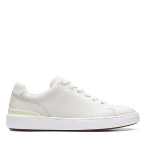 Tenis Clarks CourtLite Renda Masculino Branco | CLK106OJU